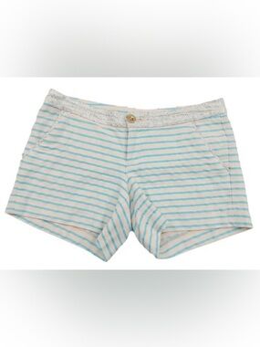 Lilly Pulitzer Blue and Cream Striped Shorts. New without tags sz 14
